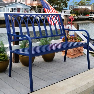 Lakeside Steel Outdoor BenchImage