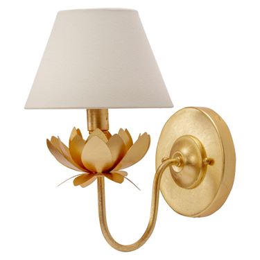Lotus Aurora Wall Sconce Lamp GoldImage