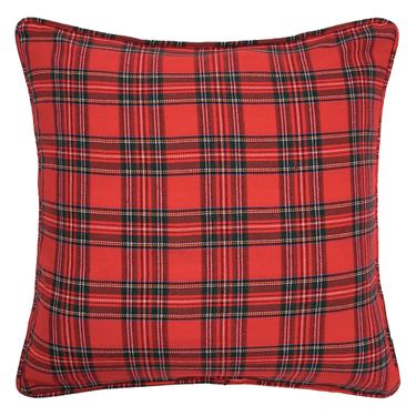 Arlington Plaid Decorative Pillow RedImage