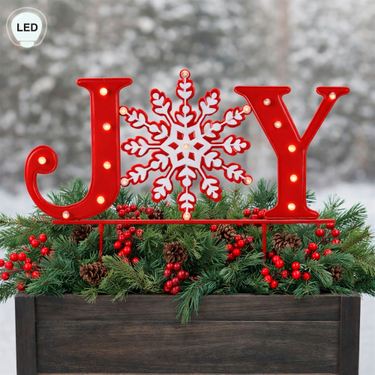 Joy LED Planter Stake RedImage