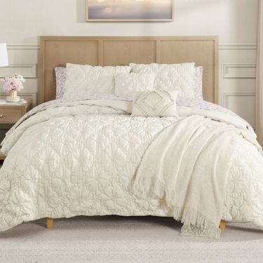 French Fancy Comforter Bed Set IvoryImage