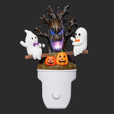 Ghosts Seesaw Halloween Nightlight Multi WarmImage