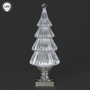 Shimmering Swirl LED Tree Table Accent ClearImage