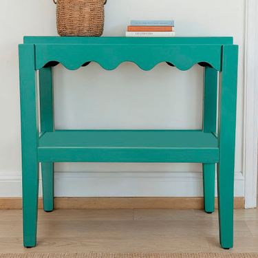 Sienna Scallop Side Table GreenImage