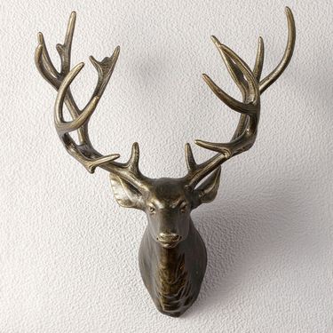 Majestic Deer Wall Sculpture BronzeImage