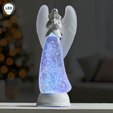 Swirl Angel of Peace LED Table Accent WhiteImage
