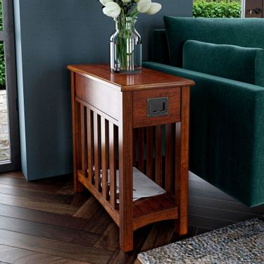 Larina Side Table Mission Red OakImage