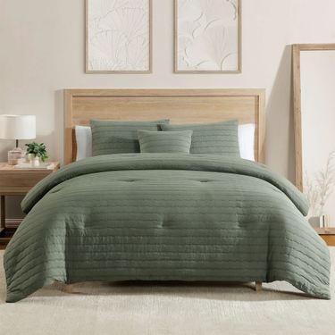 Haysworth Comforter Bed Set SageImage