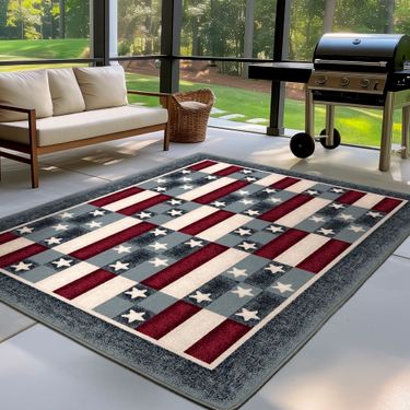 Liberty Loom Rectangle Rug BlueImage