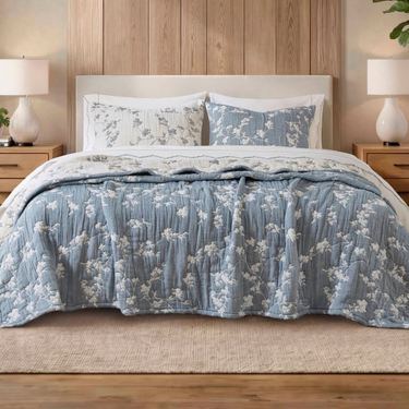 Catalina Botanical Mini Quilt Set BlueImage