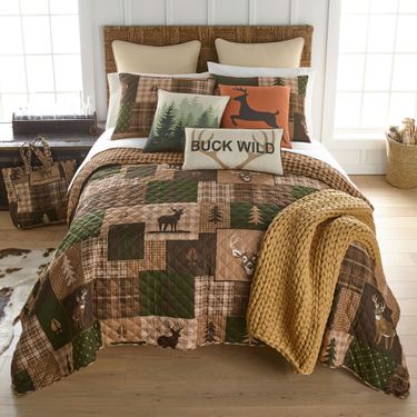 Green Forest Mini Quilt Set Multi WarmImage
