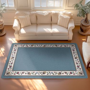 Savannah Vine Rectangle Rug LapisImage