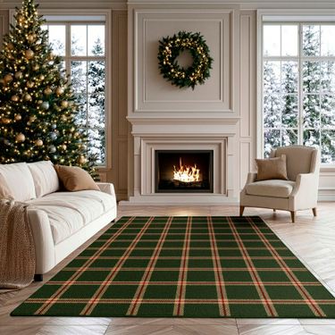 Christmas Tradition Rectangle Rug GreenImage