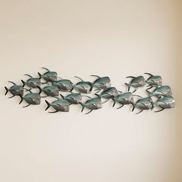 Lookdown School of Fish II Extra Large Wall Sculpture AquaImage