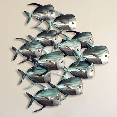 Lookdown School of Fish Arrow II Wall Art AquaImage
