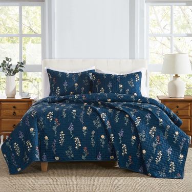 Avery Mini Quilt Set BlueImage