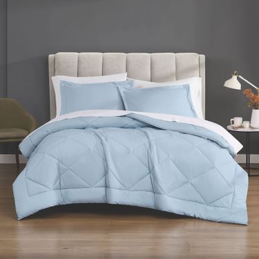 Solid Percale Mini Comforter SetImage