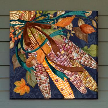 Harvest Corn Canvas Wall Art Multi WarmImage