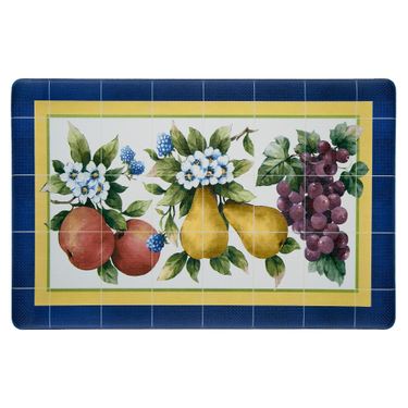 Fruity Tiles Anti Fatigue Kitchen Comfort Mat Blue 30 x 18Image