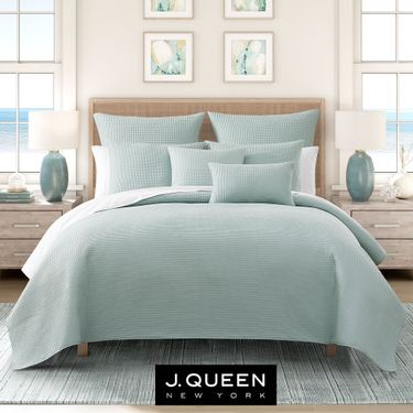 Stillwater Quilt Set AquaImage
