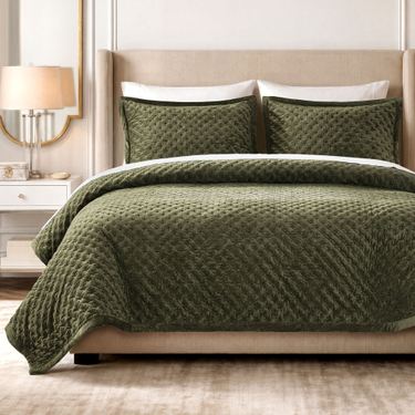 Charleston Mini Coverlet Set GreenImage
