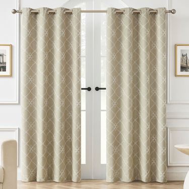 Aviva Blackout Grommet Curtain PanelImage