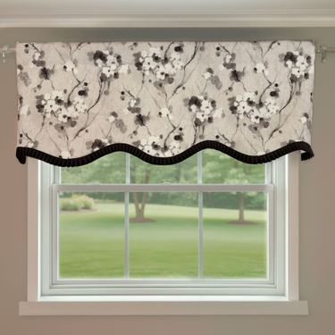 Owensboro Provance Valance Black 50 x 17Image