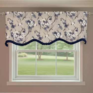 Owensboro Provance Valance Navy 50 x 17Image