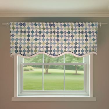 Harlequin Provance Valance Sea Glass 50 x 17Image