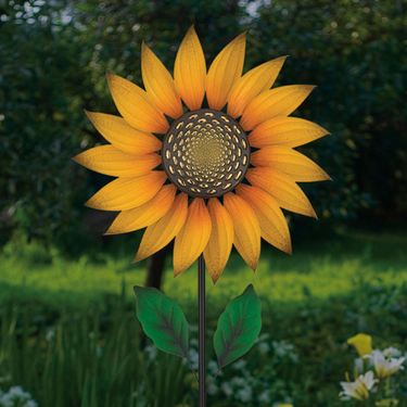 Radiant Sunflower Wind Spinner Multi EarthImage
