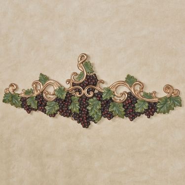 Vigne Elegante Wall Topper Dark RedImage