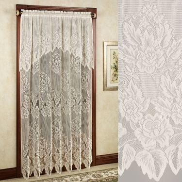 Hallie Lace Curtain Panel with ValanceImage