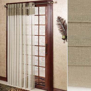 Geneva Semi Sheer Grommet Patio Panel 104 x 84Image