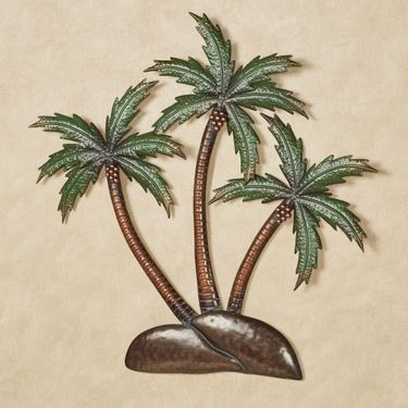 Palm Island Wall Art GreenImage