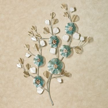 Regence Floral Wall Art BlueImage