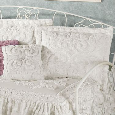 Allure Tailored Sham Cream StandardImage