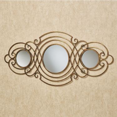 Sanford Mirrored Wall Accent BronzeImage