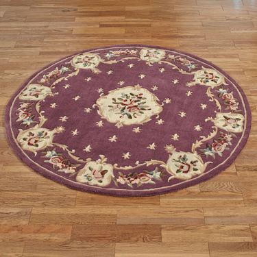 Fleur de Lis Aubusson Round RugImage