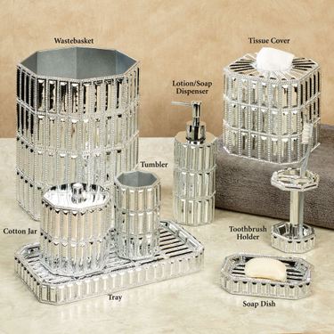 Glitz Silver Lotion Soap DispenserImage