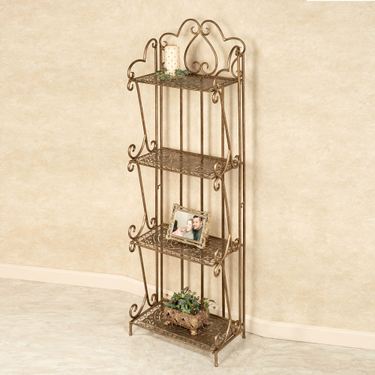Mazie Paisley Etagere Antique GoldImage