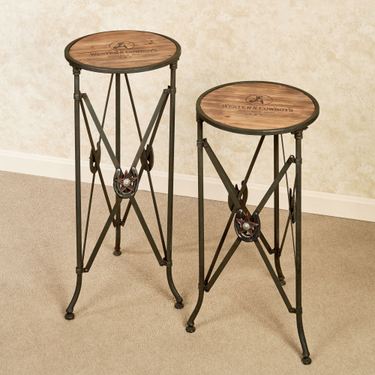 Western Star Accent Tables Multi Warm Set of TwoImage
