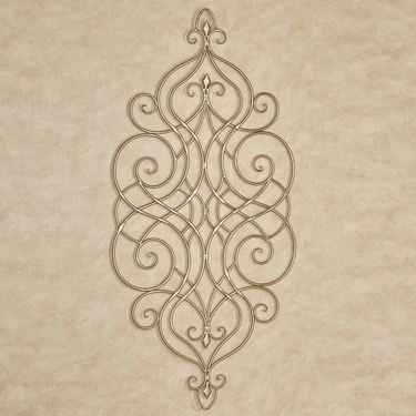 Nadia Scrolling Wall Grille PlatinumImage