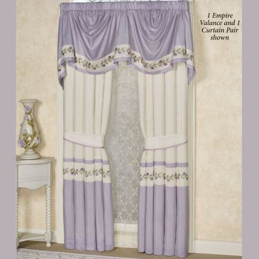 Lavender Rose Empire Valance 110 x 28Image
