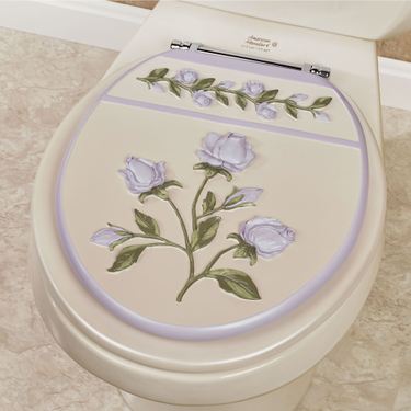 Enchanted Rose Standard Toilet Seat LavenderImage