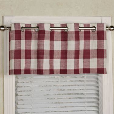 Checkerboard Grommet Valance 53 x 18Image