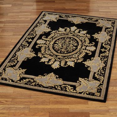 Belmont Rectangle Rug BlackImage