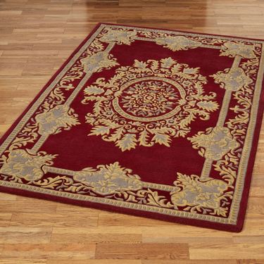 Belmont Rectangle Rug RubyImage