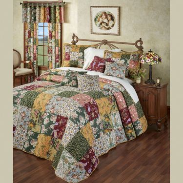 Antique Chic Bedspread Set Multi WarmImage