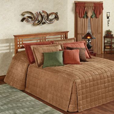 Camden Grande Fitted Bedspread CamelImage