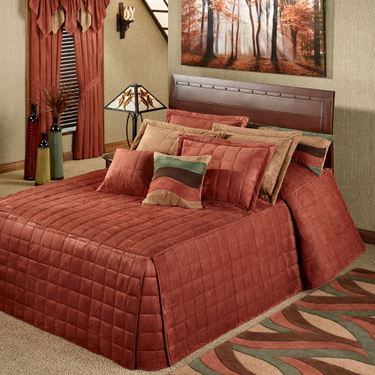 Camden Grande Fitted Bedspread RussetImage